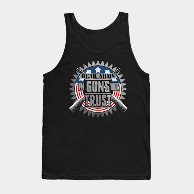 Bear Arms In Guns We Trust Tank Top by indigosstuff